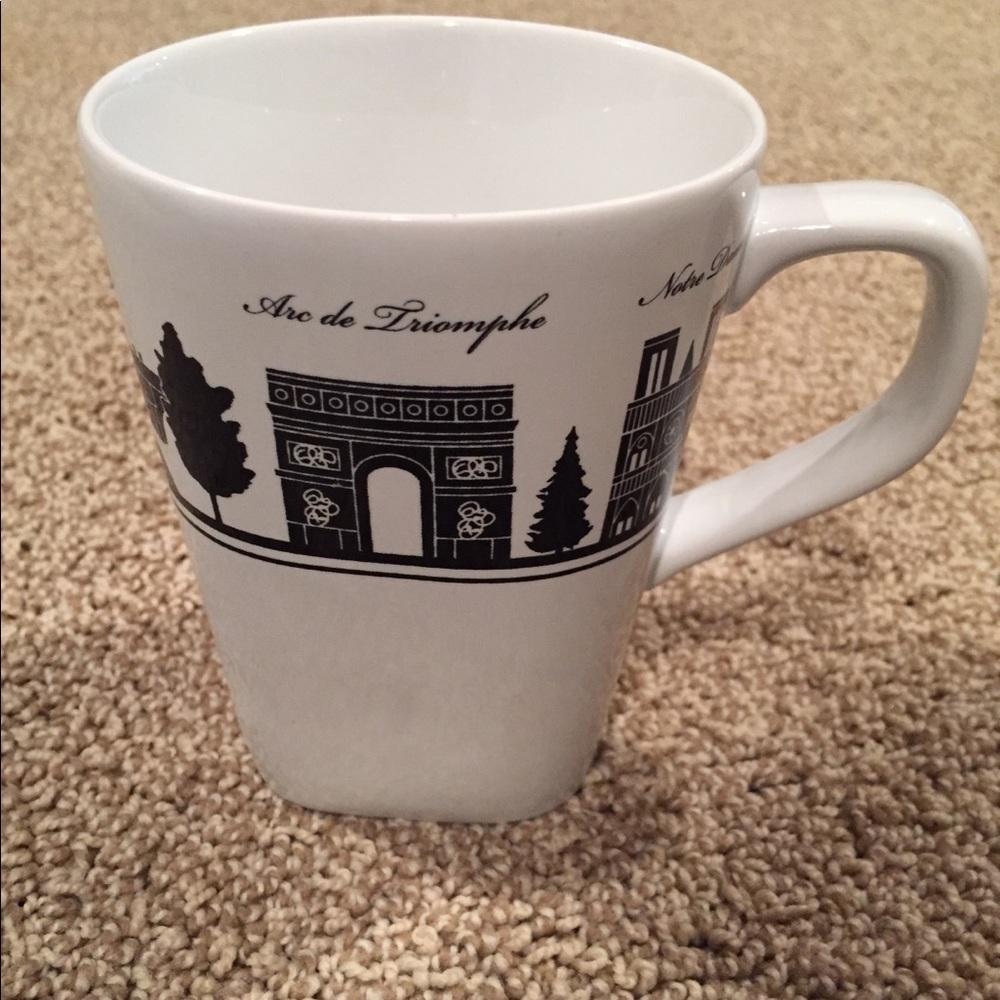 Paris monuments mug -Color - white and black